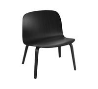 Sillón Visu con Base de Madera Negro