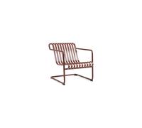 Sillón Voladizo Palissade de Hierro Bajo Rojo