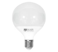 SILVER - Bombilla LED decorativa globo E27 WiFi 12W 1155 lm 3000-5000 K para iluminación interior de salón, dormitorio y mesita de noche | IP20 | 981227 Medium