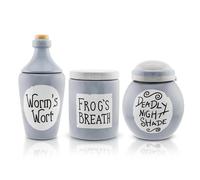 Silver Buffalo Disney The Nightmare Before Christmas Sally's Mini tarros de almacenamiento de 3 piezas