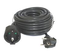 Silver Electrics Cable prolongador de corriente 10m 3x1.5mm 250V 16A 3500W Negro