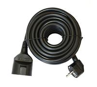 Silver Electronics 9223 Prolongador Manguera, Negro, 3 metros