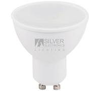 Silver electronics bombilla led eco multi-led 7w gu10 3000k 120°