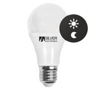 Silver Electronics Bombilla LED Estándar Sensor 10W E27 3000K
