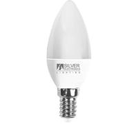 SILVER ELECTRONICS Bombilla LED Vela E14 470lm 5W 4000K 180º 25.000h