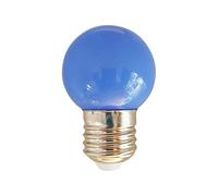 Bombilla LED Color AZUL E27 1W 230Vac 360Âº