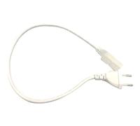 SILVER ELECTRONICS - Cable alimentación para tira LED monocolor 230V 12mm con enchufe IP44 + tapa final, conector estrecho