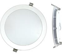 SILVER ELECTRONICS Downlight LED plano 12W 3000K Blanco Empotrar