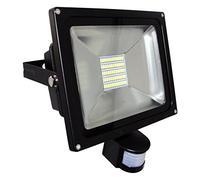 Silver Electronics LED Proyector Sed Ir Sensor, 30 watts, Negro,