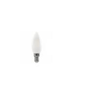 SILVER ELECTRONICS Pack x2 Bombilla LED Vela C35 filamento Crystal Frost A Class E14 485lm 2,3W 3000K 300º 30.000h