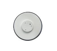 SILVER ELECTRONICS Plafón LED superficie HYDRA redondo Ø285mm 18W 1800lm 3CCT + marco negro