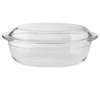 SILVERCREST® Cacerola de vidrio con tapa (Oval)
