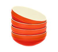 SILVERCREST® Fuente / Set de cuencos para aperitivos (Snack bowl set de 4, naranja)