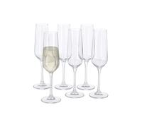 SILVERCREST® Juego de copas de vidrio 6 unidades (copa de champán)