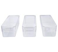 SILVERCREST® Organizador de frigorífico con tapa, juego de 3, 2 L.