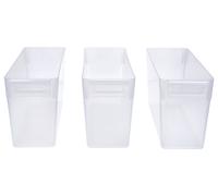 SILVERCREST® Organizador de frigorífico sin tapa, juego de 3, 3,4 L.