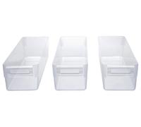 SILVERCREST® Organizador de frigorífico sin tapa PP S set de 3