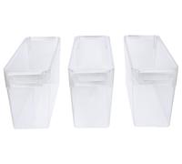 SILVERCREST® Organizador de nevera con tapa, juego de 3, 3,4 L.