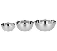 SILVERCREST® Set de boles de acero inoxidable, 3 piezas