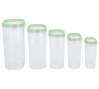 SILVERCREST® Set de botes herméticos, 5 piezas (menta)