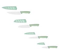 SILVERCREST® Set de cuchillos de acero inoxidable, 4 piezas (menta)