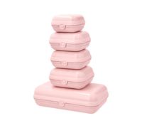SILVERCREST® Set de fiambreras, 5 piezas (Rosa)