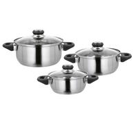 SILVERCREST® Set de ollas de acero inoxidable