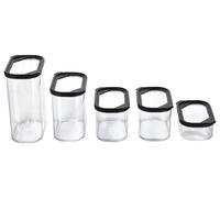 SILVERCREST® Set de recipientes de cocina (Juego de 4 tallas/negro)