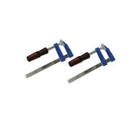 Silverline Abrazadera F Juego 2pce 150 x 50mm Carpintería Herramienta Bricolaje