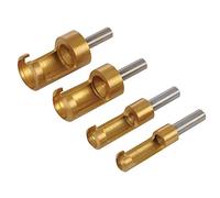 Silverline Tools 151219 Adaptadores para Broca de Espiga, 6-16 mm, Caja de 4