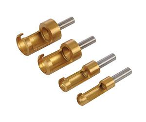 Silverline Tools 151219 Adaptadores para Broca de Espiga, 6-16 mm, Caja de 4