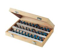 Silverline Tools 580422 - Juego de fresas TCT 1/2', colores aleatorias, 30 pzas (1/2')