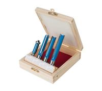 Silverline Tools 719769 - Fresa de Cabeza Redonda, 4 pzas 1/4' / 1/2'