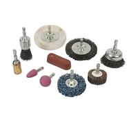 Silverline Tools 918557 - Kit de limpieza, 10 pzas 6 mm