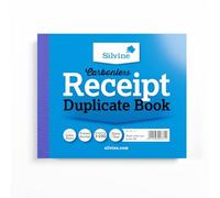 Silvine 385106043 - Libro contable, 720 sin carbón 1-100 páginas numeradas, 50 hojas