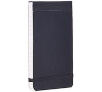 Silvine Cuaderno de bolsillo elástico con 80 páginas y fundas rígidas duraderas, 12,7 x 7,6 cm