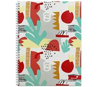 Silvine Cuadernos A4 encuadernados con alambre, varios diseños Marlene West, 160 páginas, forrados con margen. Ref TWA4MW