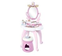 Smoby Tocador infantil Princesas Disney con taburete, espejo y accesorios, convertible desde 3 años