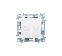 Pulsador persiana blanco SIMON10 CZP1.01/11
