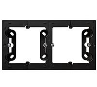 SIMON 10 Caja Superficie Doble Negro Base Enchufe Empotrar IP20