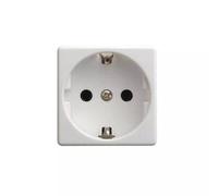 Simon 27472-65, Base de Enchufe con Tapa, Blanco/Marfil