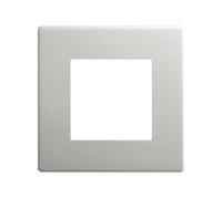 SIMON 270 | Marco estética icon con 1 elemento aluminio 27000610-093