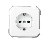 Simon 31432-60 toma de corriente Tipo F Blanco