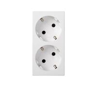 Simon 50000472-030 toma de corriente 2x AC Blanco