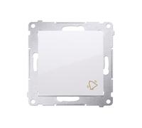 Simon 54 pulsador/timbre/16AX 250V blanco DD1A.01/11