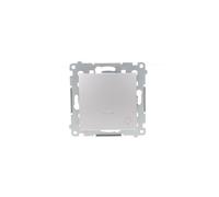 Simon 54 pulsador/timbre/, acoplamiento rápido, plata DD1L.01/43