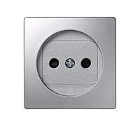 Simon 73040-63 placa de pared y cubierta de interruptor Aluminio