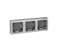 Simon 73630-63 placa de pared y cubierta de interruptor Aluminio