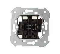 Simon Interruptor pulsador para persianas 75331-39, 10A 250V, con sistema de cierre