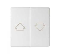 Simon 82 Concept | Tecla doble persianas con enclavamiento blanco mate SIMON 8200028-090
